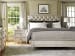 Oyster Bay - Sag Harbor Tufted Upholstered Bed 6/0 California King - Pearl Silver