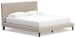Cielden - Soft Gray - King Upholstered Bed with Roll Slats