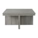 Uster - Coffee Table With Four Storage Stools - Gray