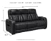 Boyington - Power Reclining Sofa With Adj Headrest - Black