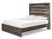 Drystan - Queen Panel Bed - Brown / Beige