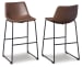 Centiar - Tall UPH Barstool (Set of 2) - Brown
