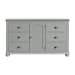 Kona - 6-Drawer Dresser - Gray