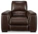 Alessandro - Walnut - PWR Recliner/Adj Headrest