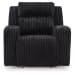 Forest Lake - Black - Power Recliner With Adj Headrest