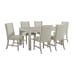 Eleanor - 7 Piece Standard Height Dining Set (Rectangular Table And Six Chairs) - White