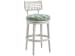 Seabrook - Swivel Bar Stool - White / Blue