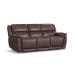 Beau - Power Reclining Sofa With Power Headrests - Sable