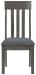 Hallanden - Black / Gray - Dining Uph Side Chair (2/cn)