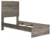 Ralinksi - Gray - Twin Panel Bed