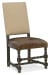 Hill Country - Comfort Upholstered Side Chair - Light Brown / Dark Brown