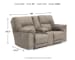 Cavalcade - Slate - DBL REC PWR Loveseat w/Console