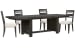 Plum Creek - Extendable Trestle Dining Table With 4 Side Chairs - Ravenwood Black / White