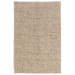 Natural Fiber - 5' x 8' Misti Rug - Silver/Ivory
