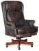 EC - Tucker Executive Swivel Tilt Chair - Dark Brown