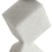 Casen - Marble Cube Candleholders (Set of 2) - White