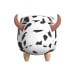 Animal Stools - Cow Storage Stool - White And Black