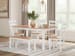 Gesthaven - Dining Room Table Set (Set of 6) - Natural / White
