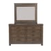 Thornwood Hills - 5 Piece Bedroom Set (California King Panel Bed, Dresser & Mirror, Chest, Nightstand) - Dark Brown