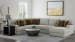 Tori - 3 Piece Sectional With Comfort Coil Seating And 9 Included Accent Pillows (Right Side Facing Chaise) - Birch