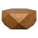 Hughes - Geometric Coffee Table - Dark Brown