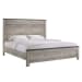 Millers Cove - King Panel 3 Piece Bedroom Set - Distressed Gray