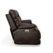Clive - Power Reclining Loveseat with Console & Power Headrests & Lumbar - Dark Brown