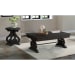 Stone - 2 Piece Occasional Set (Coffee And End Table) - Dark Walnut