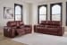Alessandro - Garnet - 2 Pc. - Power Reclining Sofa, Loveseat