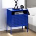 Ember - Blue Nightstand With Usb