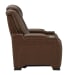 The Man-Den - Mahogany - PWR Recliner/Adj Headrest