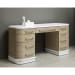 Two Toned 7 Drawer Writing Desk - Multi