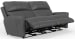 Fredda - Italian Leather Match Power Zero Gravity Reclining Sofa With Power Adjustable Headrest - Anthracite