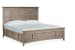 Paxton Place - Complete Queen Panel Bed With Regular Rails - Dove Tail Grey