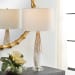 Lyra - Table Lamp - White & Gold