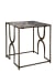 Sandra - End Table - Gray / Bronze
