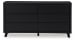 Danziar - Black - Six Drawer Dresser