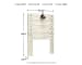 Cambeck - Whitewash - Twin Panel Headboard