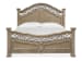 Marisol - California King Panel Bed With 2 Bachelor Chests - Fawn