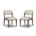 Lyra - Upholstered Barrel Chairs (Set of 2) - Pearl Silver