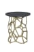 Ariel - Short End Table - Black / Gold