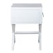 East End - 1 Drawer Accent Table - White