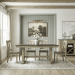 Lindsey Farm - 5 Piece Trestle Table Set - Natural & Brown