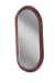Homer - Oval Mirror - Dark Brown