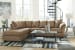 Darcy - Mocha - Left Arm Facing Corner Chaise, Right Arm Facing Sofa Sectional