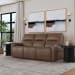 Wilson - Power Reclining Sofa With Power Headrests - Café