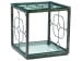 Metal Designs - Honeycomb Square End Table - Black