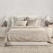 Bari - 2 Piece Velvet Twin Quilt Set - Pebble