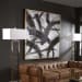 Slash - Hand Painted Canvas - Black / Gold / White