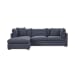 Audrey - Upholstered Sofa Chaise - Rise Navy